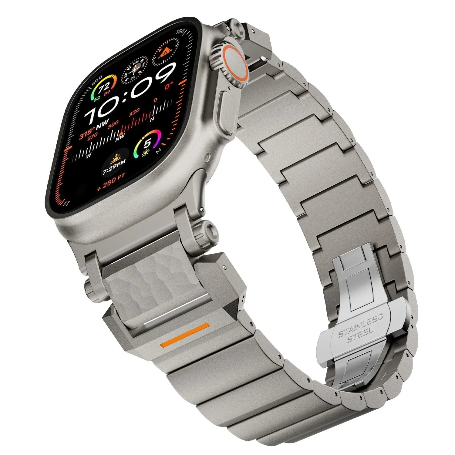 TitanEdge Titanium Band for Apple Watch Ultra 3-2 and Series 11-1 showcasing premium strength and style.
